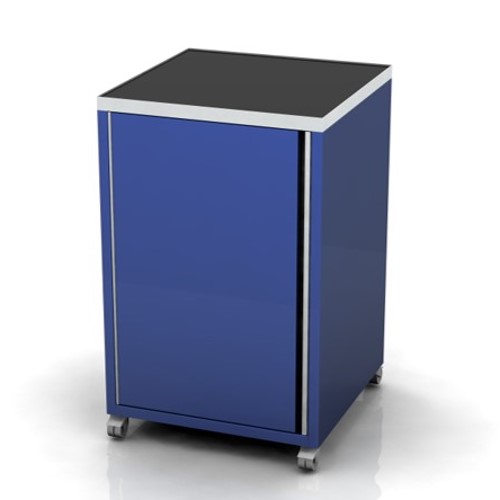 Garage furniture base unit single door on castors