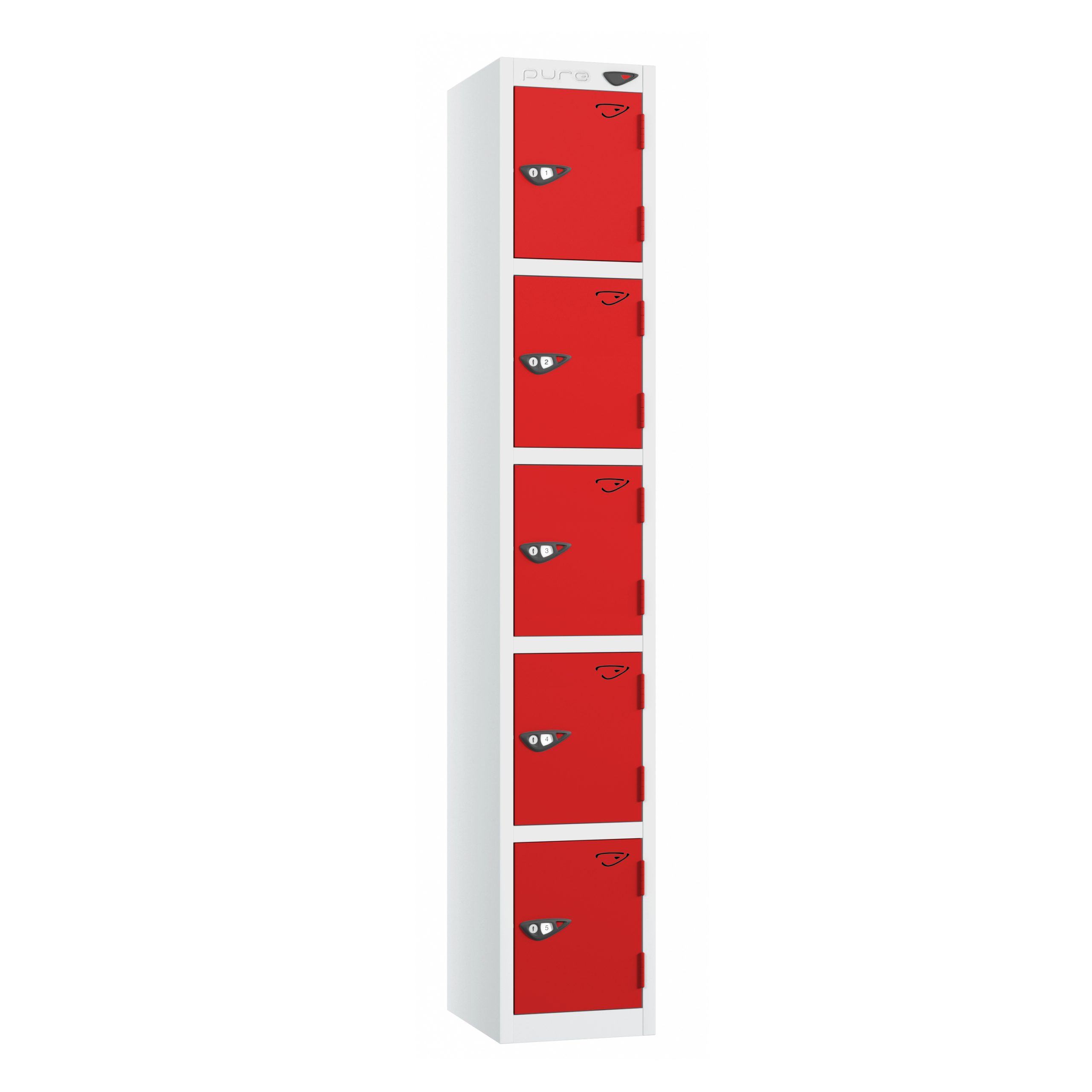 Full Height Five Tier Locker | 1800mmH x 300mmW x 300mmD - Image 6