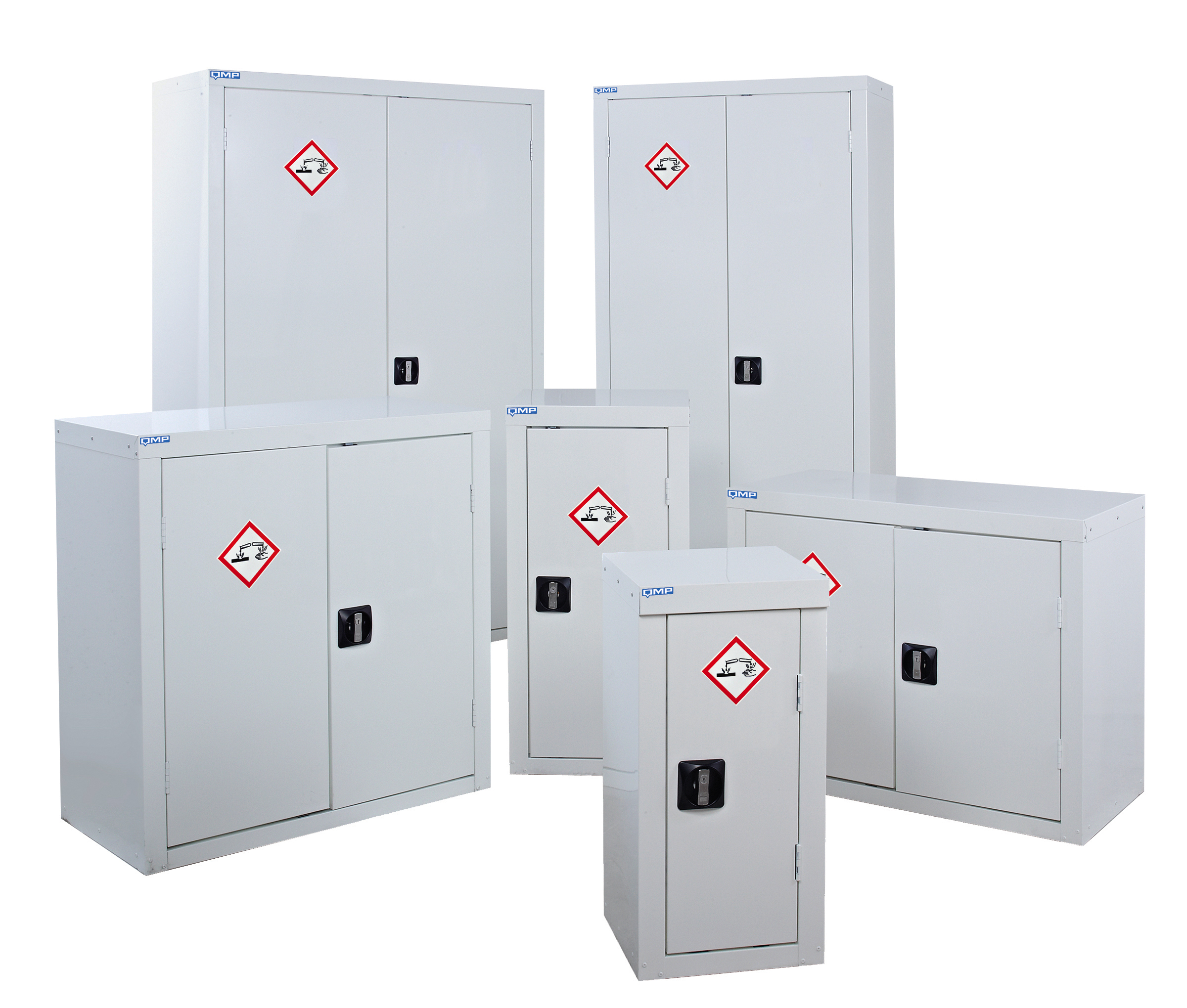 Acid and Alkali CoSHH Cabinet | 700mm (H) x 350mm (W) x 300mm (D) | AAC733 - Image 3