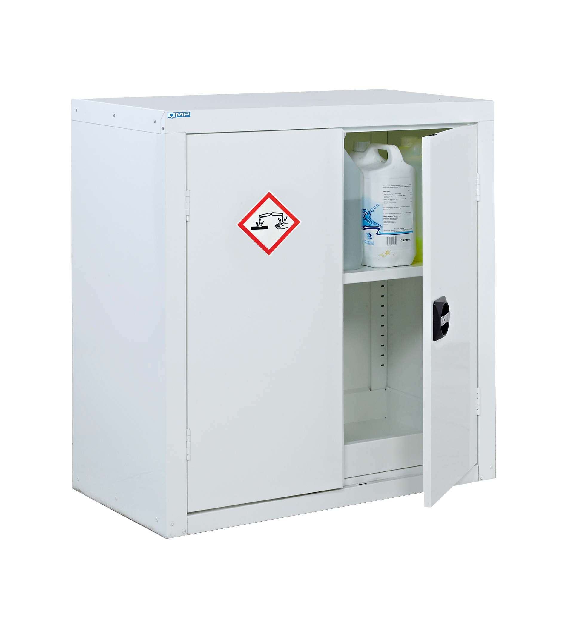 Acid and Alkali CoSHH Cabinet | 900mm (H) x 900mm (W) x 460mm (D) | AAC994D - Image 2