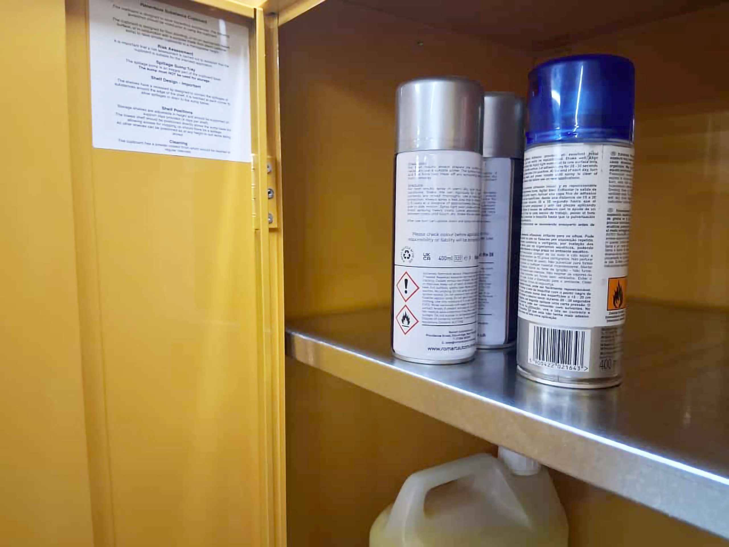 Hazardous Substance Cabinet | 1800mm (H) x 1200mm (W) x 460mm (D) | HC18124D - Image 5